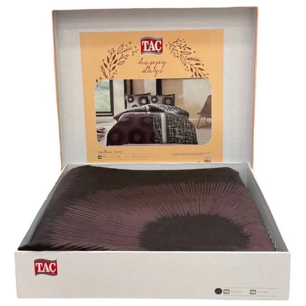  رافدان تاج طقم لحاف مزدوج 260×240 سم - 4 قطع - اسود 