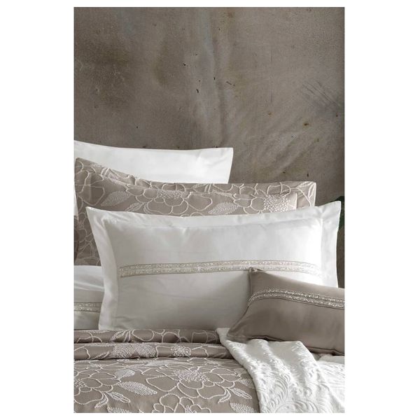  ايلارت طقم لحاف مزدوج 260×240 سم - 11 قطع - بيجي 