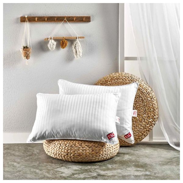  تاج وسادة اسكوت الفندقية - قطعتين - ابيض 