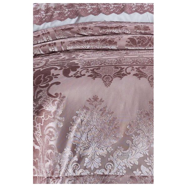  ايلارت طقم لحاف مزدوج 260 × 240 سم - 10 قطعة - وردي 