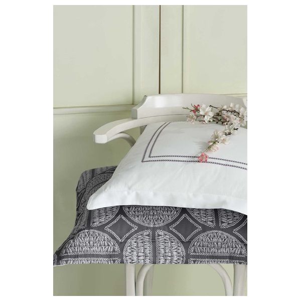  ايلارت طقم لحاف مزدوج 260×240 سم - 10 قطع - رمادي 