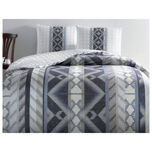  تاج طقم لحاف مزدوج 100×200 سم - 3 قطع - ابيض 