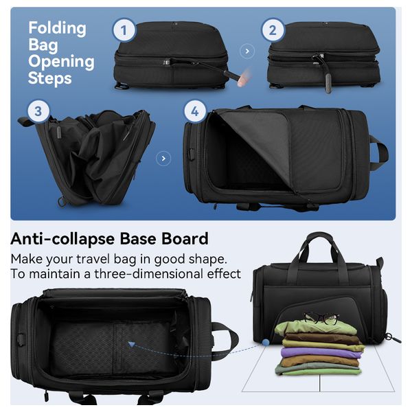  حقيبة سفر مارك ريبان باجز - اسود 