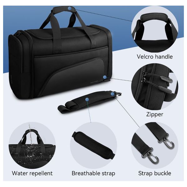  حقيبة سفر مارك ريبان باجز - اسود 