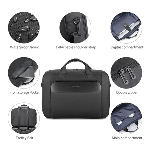  حقيبة لابتوب كينغستون - اسود 