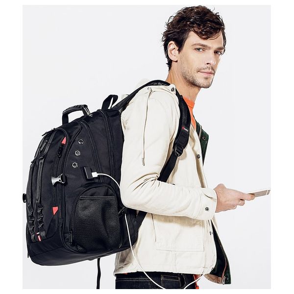  Bange Bag's Laptop Backpack - Black 