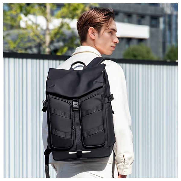  حقيبة ظهر لابتوب مارك ريبان باجز - اسود 