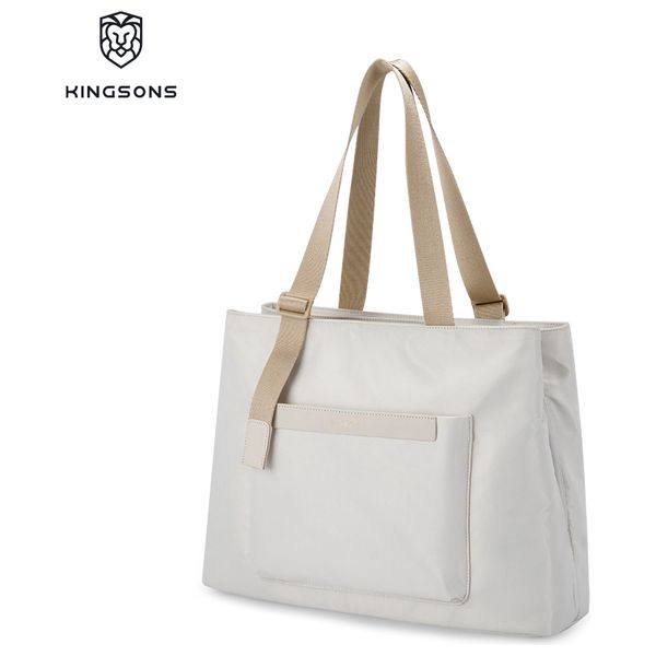  حقيبة لابتوب كينغستون - ابيض حليبي 