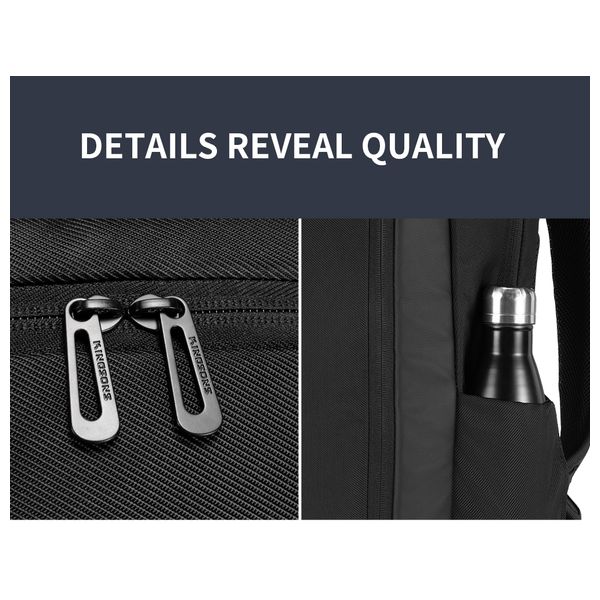  حقيبة ظهر لابتوب كينغستون - اسود 