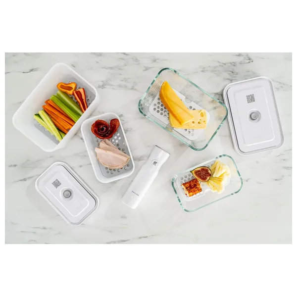  Zwilling Plastic Food Storage Shelves - 2 Pack - White 