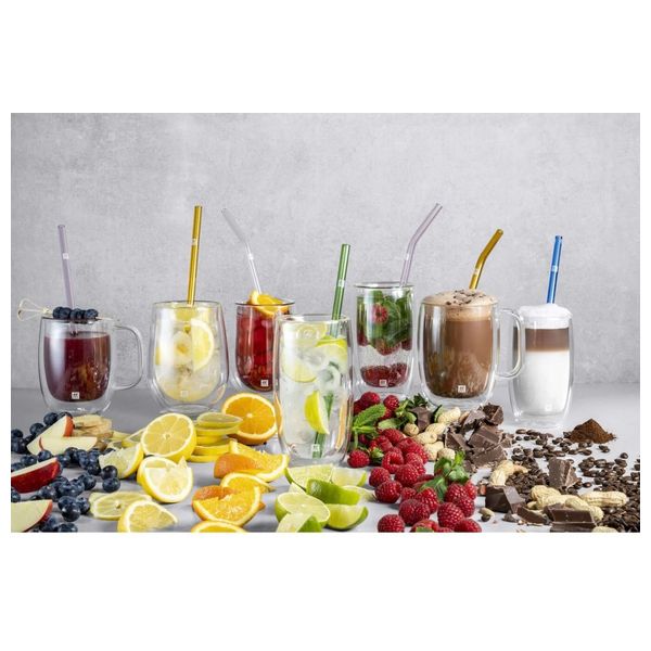  زويلينغ سـورينتو بار ست قدح زجاجي لونغ درينك - قطعتان - شفاف 