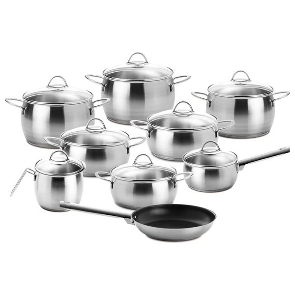  طقم ادوات الطهي سيلامبوس - 9 قطع - ستانلس ستيل 