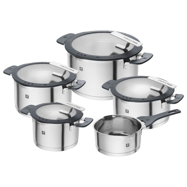  Zwilling Simplify Pot Set - 5 Piece - Stainless Steel 