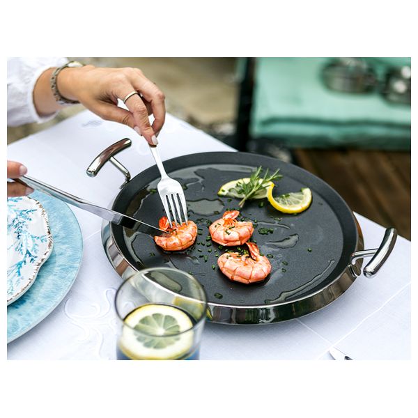  مقلاة مسطحة سيلامبوس - ستانلس ستيل 