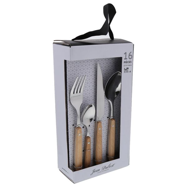  Jean Dubost Cutlery Set - Wood 