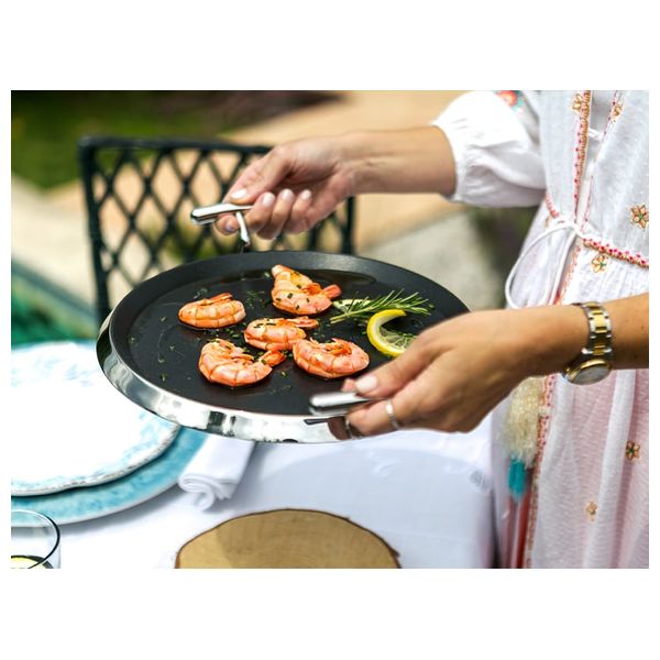  مقلاة مسطحة سيلامبوس - ستانلس ستيل 