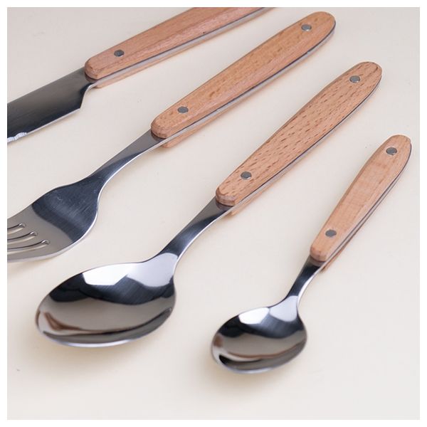  Jean Dubost Cutlery Set - Wood 