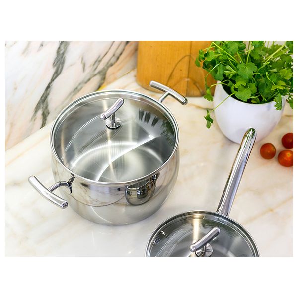  Silampos Casserole 28 cm - Stainless Steel 