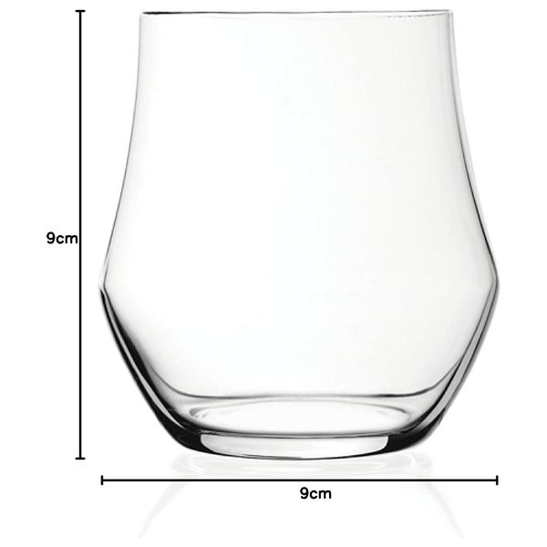  سيت قدح زجاجي - 6 قطع - شفاف 