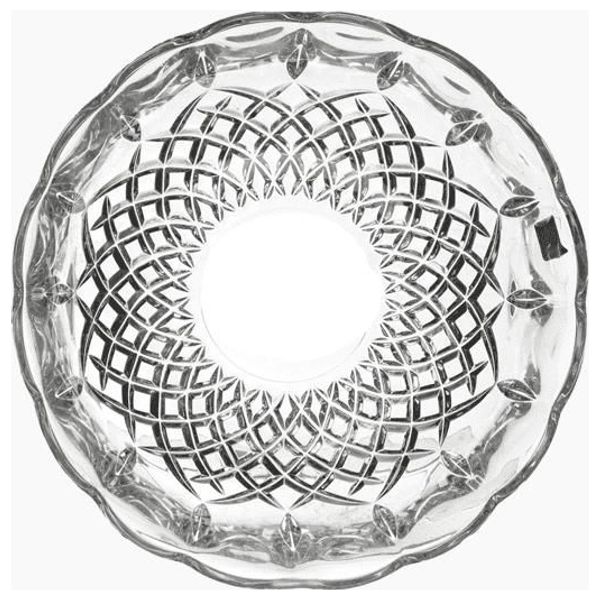  وعاء زجاجي كريستال 230 اوبرا آر سي آر كريستالز - شفاف 