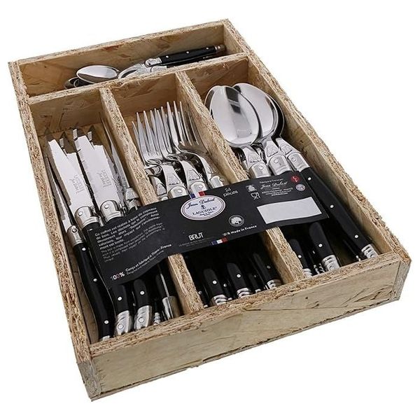  طقم ادوات المائدة بروت رانج من جون دوبوست - اسود 