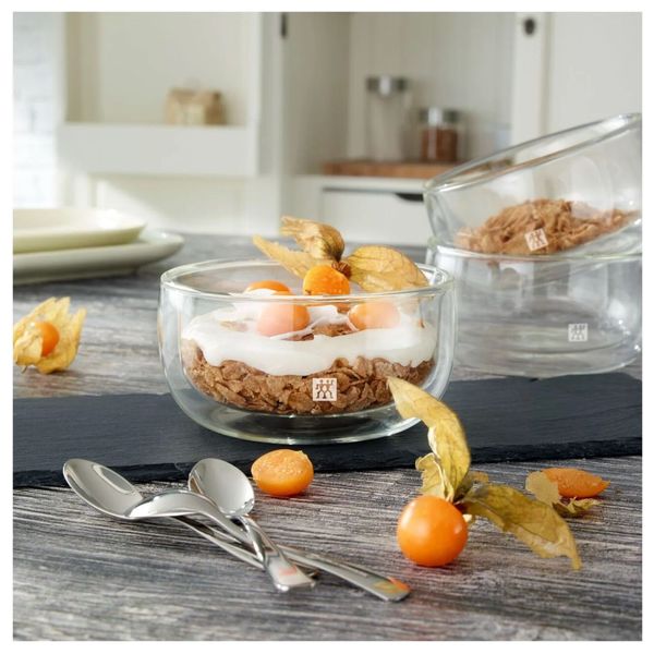 Zwilling Double Glass Dessert Glasses - 280 ml - Transparent