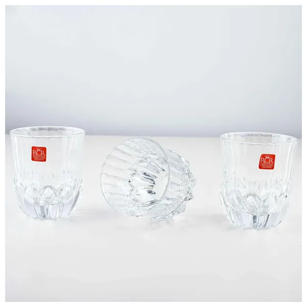  RCR Crystals Glass Set - 6 Pieces - Transparent 