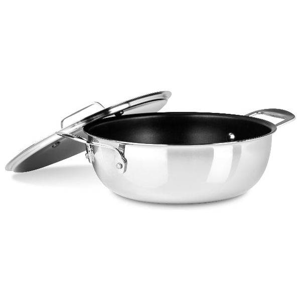  Silampos Non-Stick Cooking Pot - Stainless Steel 