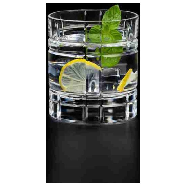  سيت قدح زجاجي آر سي آر كريستالز - 6 قطع - شفاف 