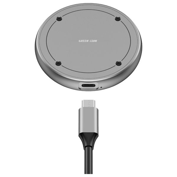  هارد اس اس دي بتقنية ماج سيف جرين لايون - سعة تخزين كبيرة 4 تيرابايت - نقل بيانات عالي السرعة: 10 جيجابايت/ثانية - رمادي 