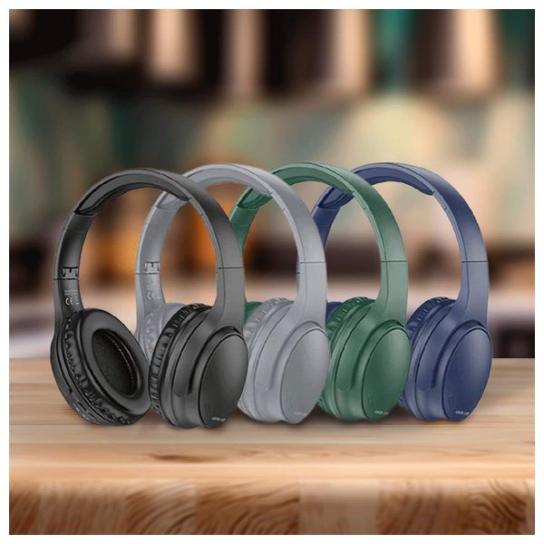  سماعة حول الاذن لاسلكية جرين لايون Comfort Plus - عمر بطارية يصل إلى 7 ساعات - أزرار تحكم سهلة الاستخدام - أخضر 