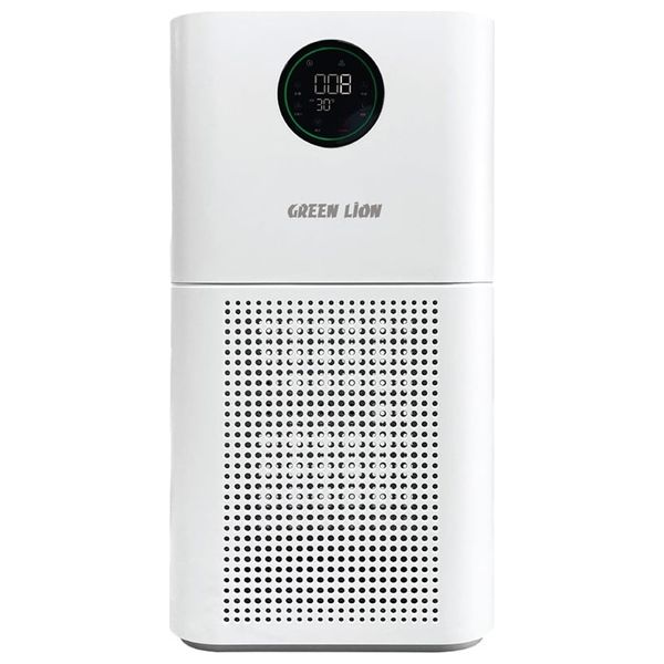 Green Lion Smart Air Purifier - CADR 500m³/h - PM2.5 Sensor - OLED Display - Wi-Fi Control - White