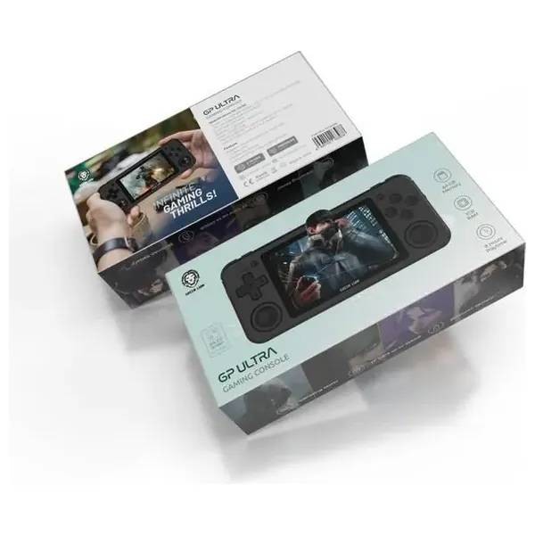  جهاز ألعاب جرين لايون محمول - ذاكرة 64GB و 1GB RAM - شاشة IPS 3.5 انج - معالج RK3326 - بطارية 3500mAh 