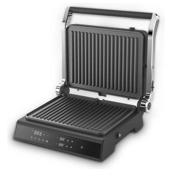  Borodo Lifestyle LSDGGR Digital Grill - 2000W - Dual Temperature Control - 180° Opening - Presets - Removable Plate 