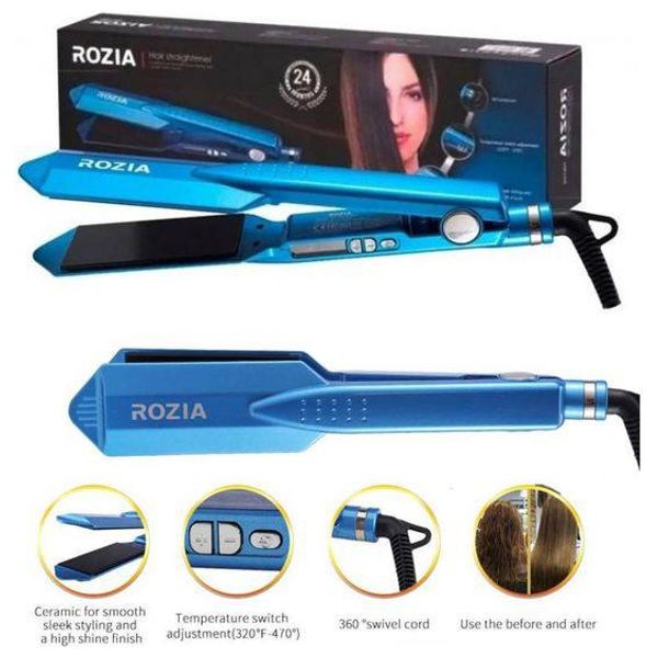  Rohzzi Pro Rozia Ceramic Hair Straightener - Ionic Plates 