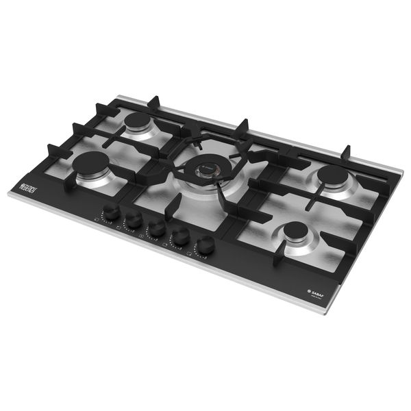  ريجنسي طباخ غازي داخلي - 90 سم - 5 مشاعل - ستانلس ستيل 