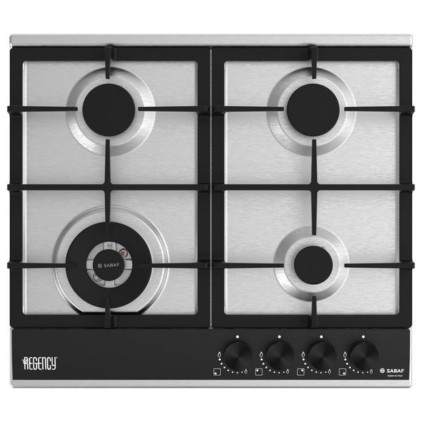  Regency REG60G4 - Gas Hob - 60 cm - 4 Burner - Stainless Steel 