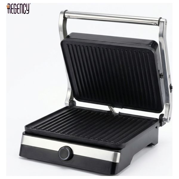  ريجنسي شواية وكابسة كهربائية - 2000 واط - SL-109 - ستانلس ستيل 