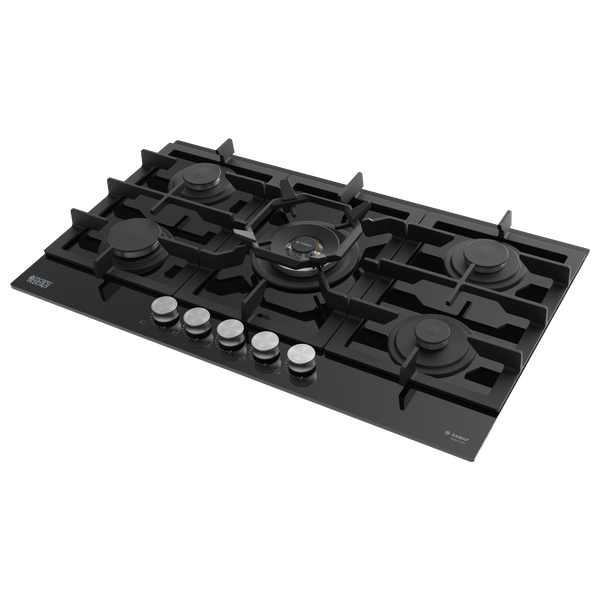  طباخ داخلي ريجنسي - 5 شعلات - 90 سم - اسود 