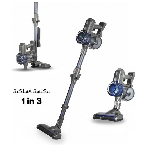  مكنسة ريجنسي لايت برو كلينر - نظام تنظيف 3 في 1 - تصميم لاسلكي ببطارية 2200 مللي أمبير - أسود 