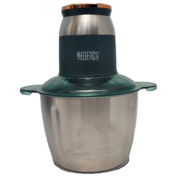  Regency R-3232 Multi-Purpose Electric Food Processor - 3L - 800W - Double Stainless Steel Blades - Durable and Easy-to-Clean Design - Silver 