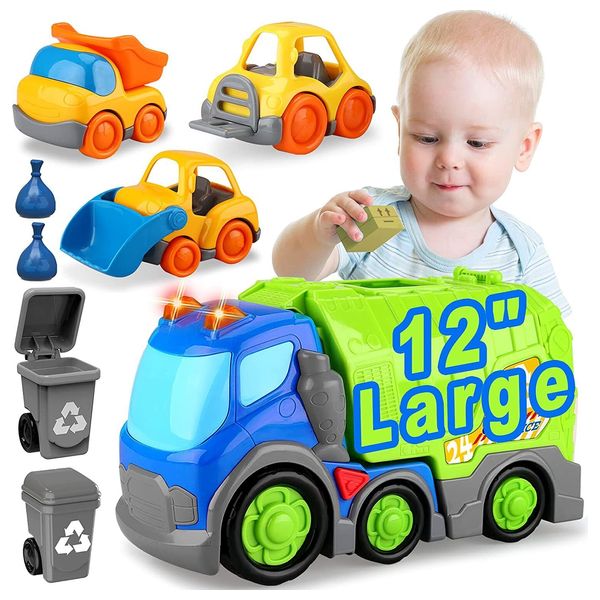  Busy City Garbage Truck Game for Kids - Multi Color 