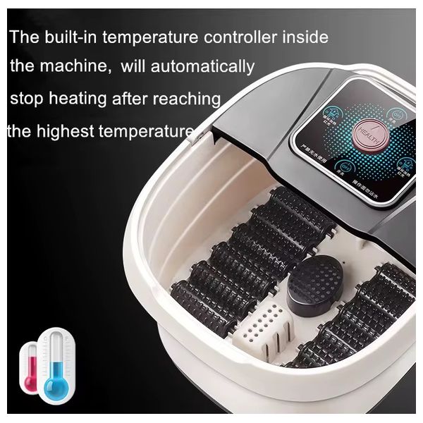  انزو جهاز جاكوزي مساج وتنظيف القدمين - EN-1001 - سلفر 