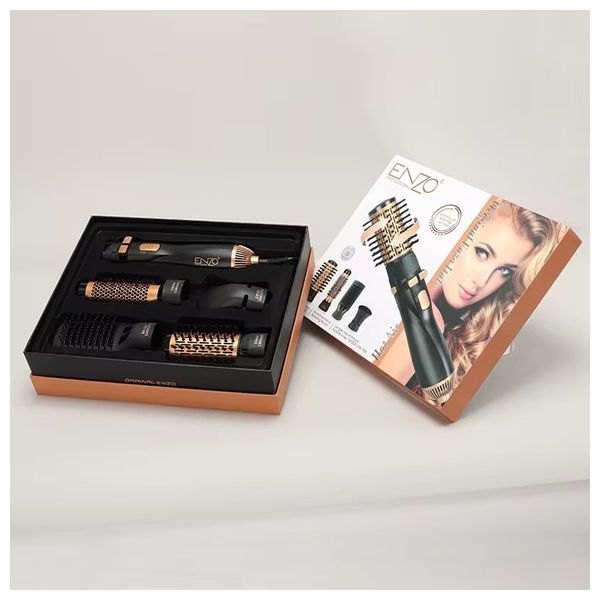  انزو مصفف ومجفف الشعر الاحترافي 6 في 1 - EN-746K - برونزي 