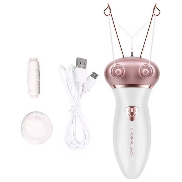  انزو جهاز كهربائي لإزالة شعر الوجه - EN-6085 - ابيض سحابي 