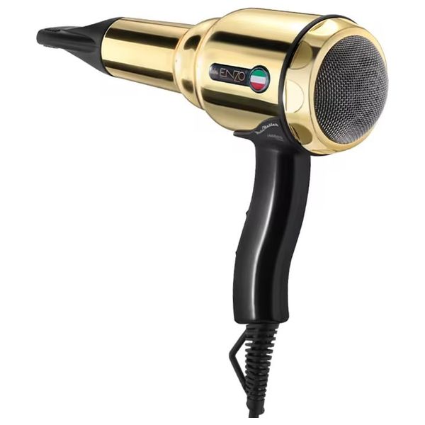  انزو مجفف الشعر الاحترافي سيلون ماستر الأيوني - EN-2999 - ذهبي 