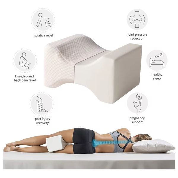  كيس فيسكو وسادة وضعية الأرجل - 26×19×14 سم - VD1002 - أبيض ستارلايت 