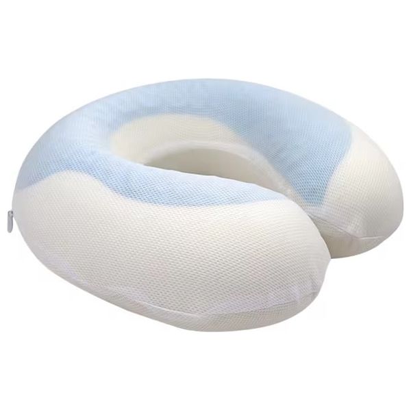  كيس فيسكو يو ترافل وسادة الرقبة الطبية للسفر - أزرق سماوي 