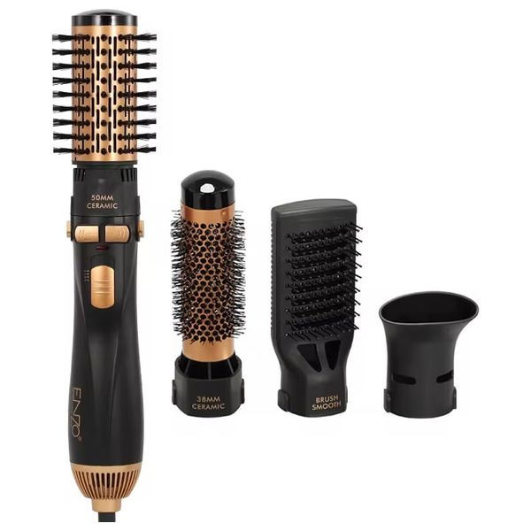  انزو مصفف ومجفف الشعر الاحترافي 6 في 1 - EN-746K - برونزي 