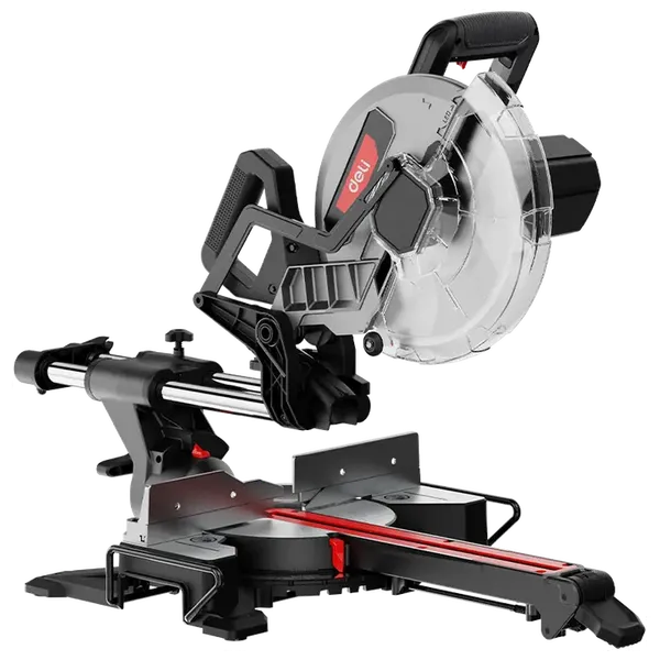  Deli Tools DE570 - Electric Miter Saw - 255mm - 2000W - Black 